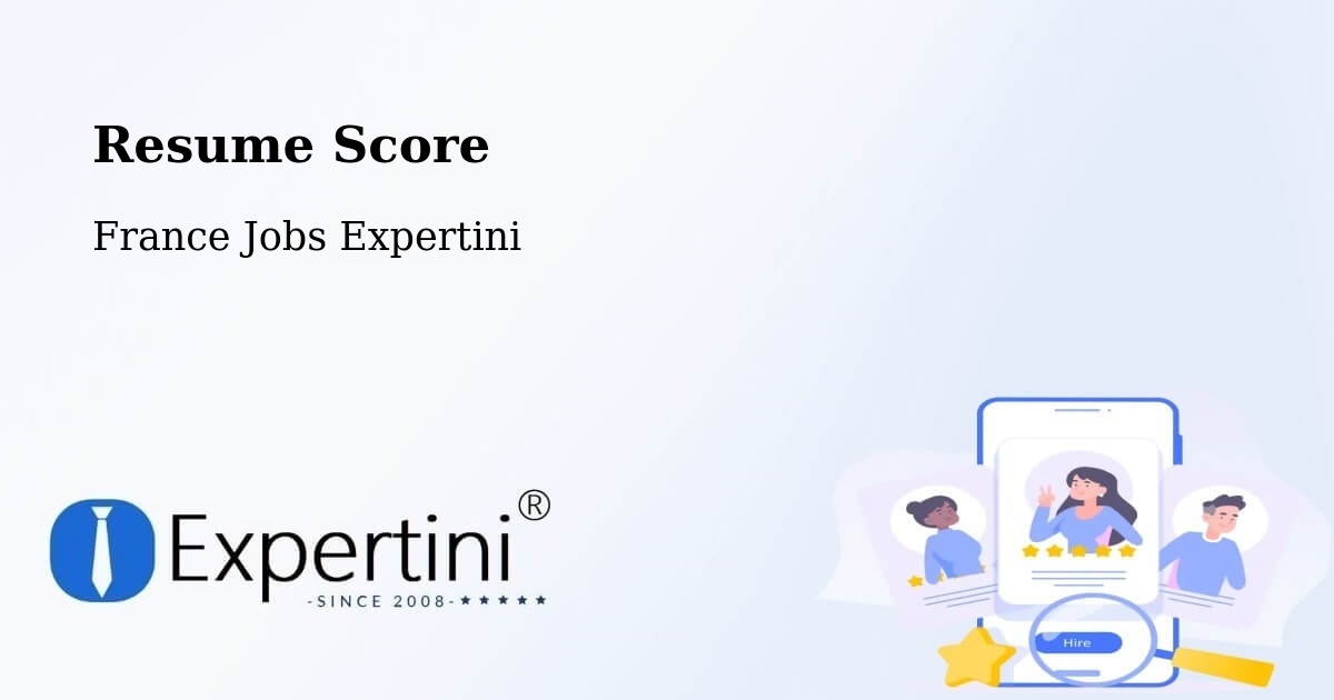 Resume Score & Job Description Match Tool – Trappes - France Jobs Expertini